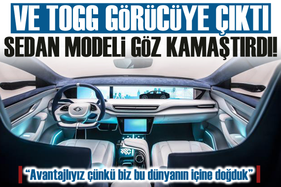 TOGG, ABD de görücüye çıktı! Sedan modelinden muhteşem görüntüler